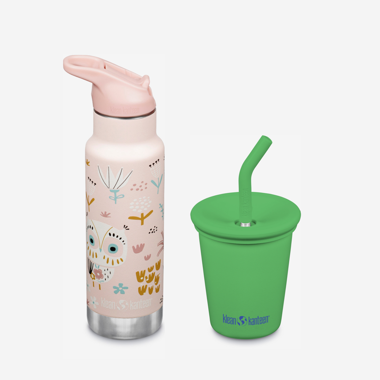 kid-s-sippy-cup-and-water-bottle-set-g0 KK-Kids-SippyCupandWaterBottleSet-VibrantGreen-Owlet.png